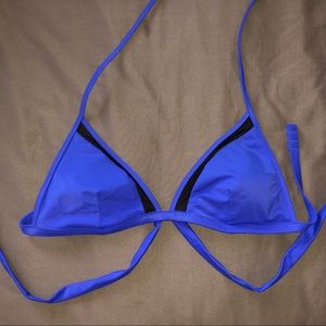 PINK tie bathing suit top